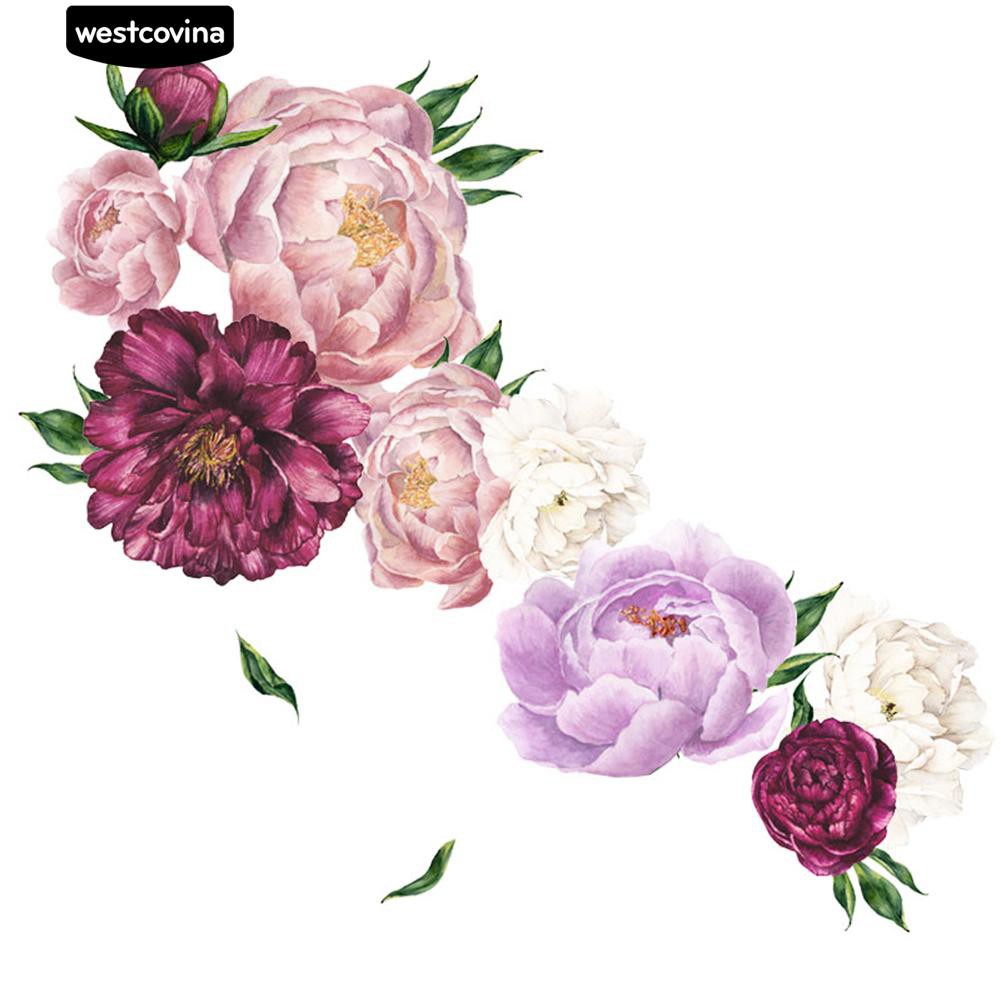 Sticker dán tường hình bông hoa