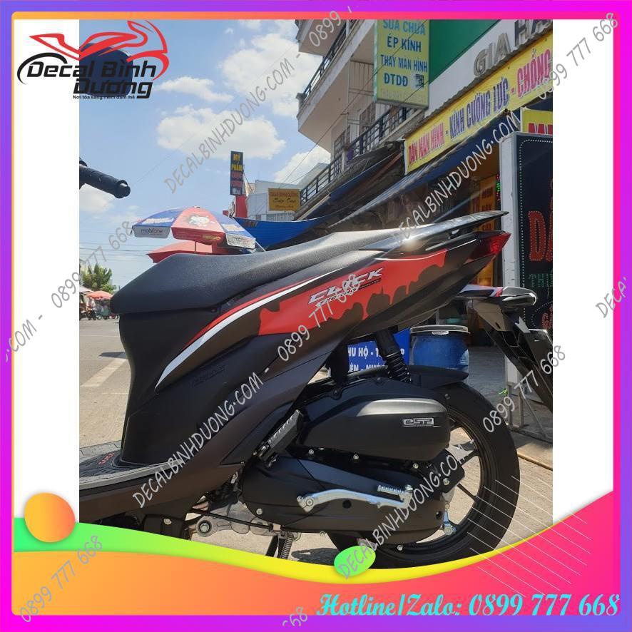 Tem Xe Click Vario 125 150 Mẫu One Piece đỏ đen Decal Nham Tiki Info Vn