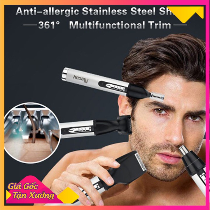 Máy cạo râu đa năng Kemei KM-6630 4 trong 1 đẳng cấp phái mạnh