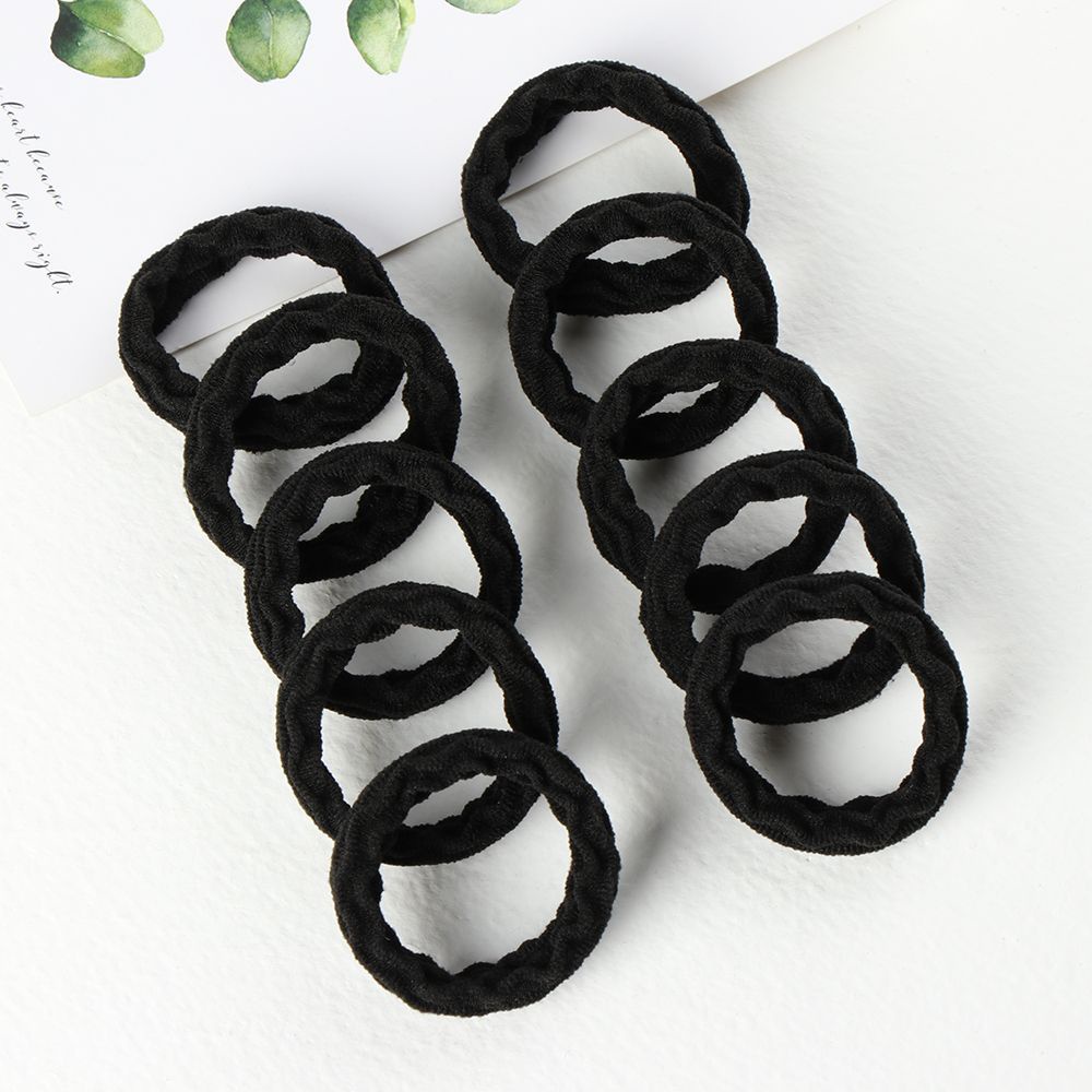 10 dây buộc tóc co giãn phối màu thời trang dành cho nữ