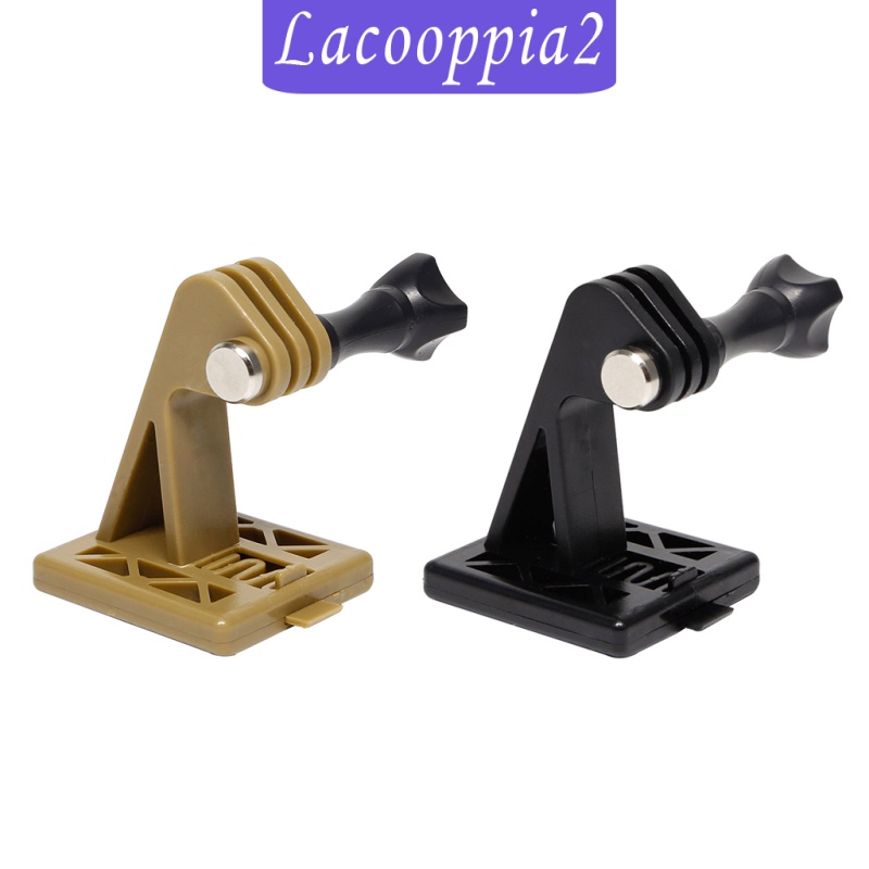 [LACOOPPIA2] Tactical Standard Helmet Mount Adapter Base Bracket for Gopro Cameras