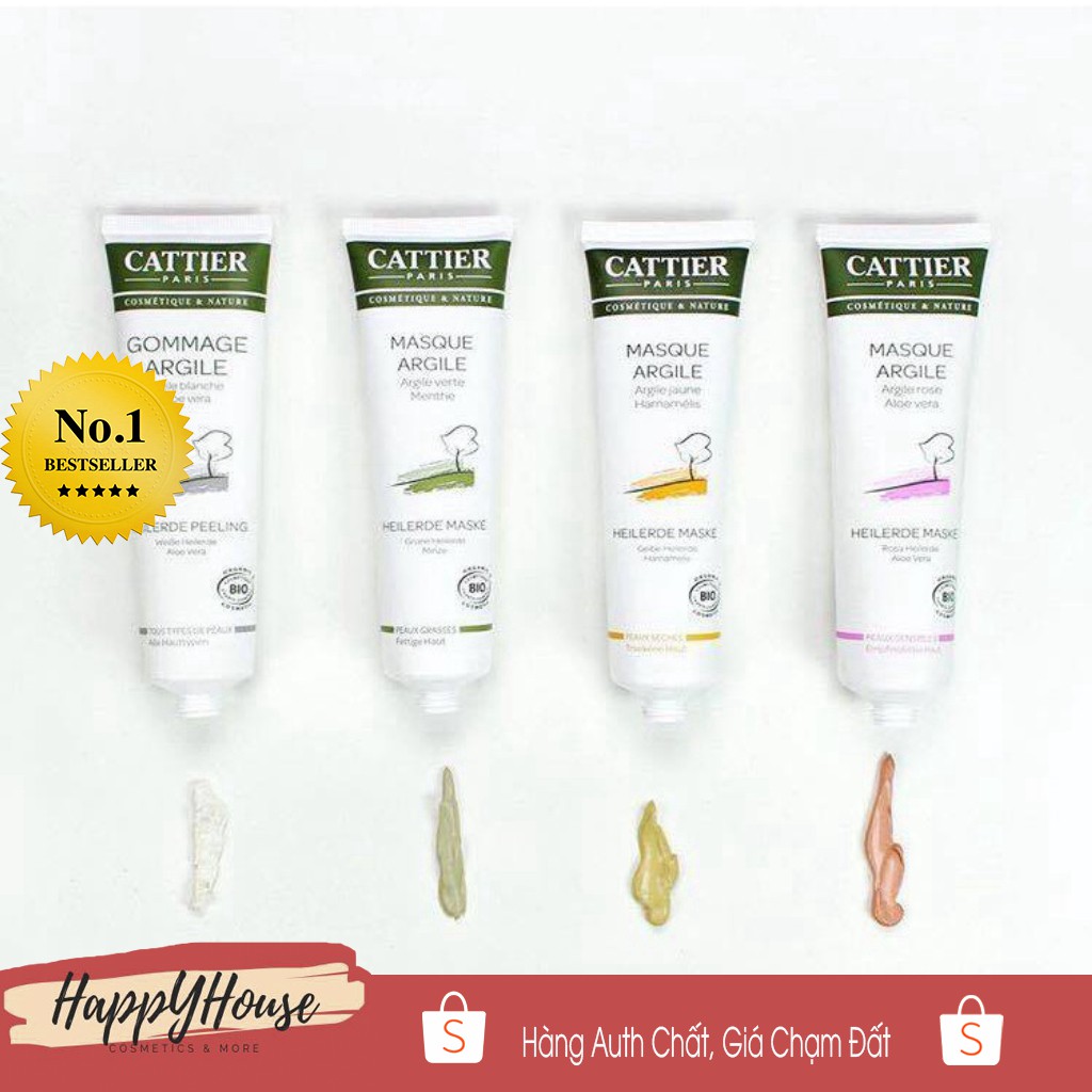  Mặt nạ đất set Cattier Clay Mask