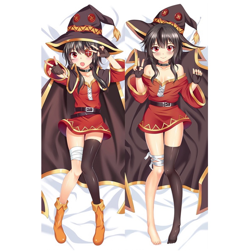 Vỏ Gối In Hình Anime KonoSuba God's Blessing on This Wonderful World Megumin Dakimakura Otaku
