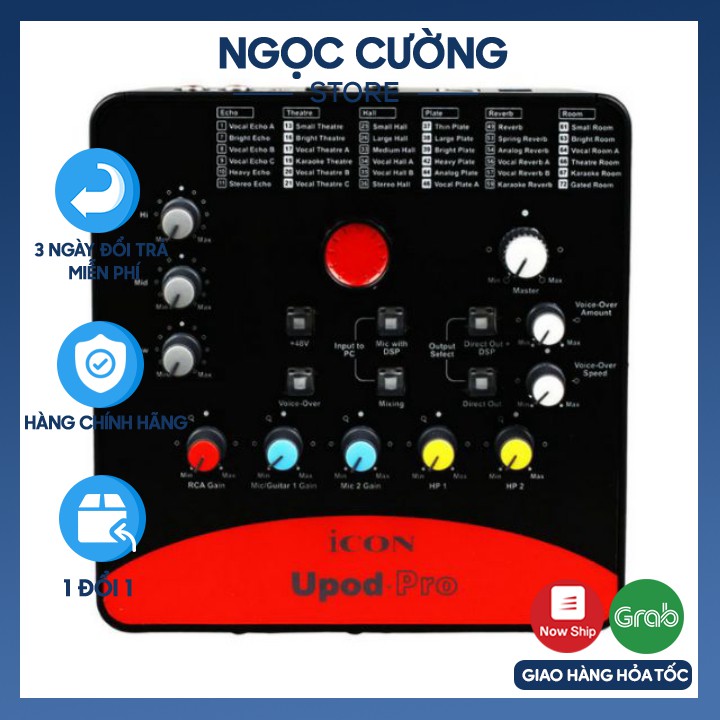 Soundcard Icon Upod-Pro Chính hãng - 72 Hiệu Ứng.