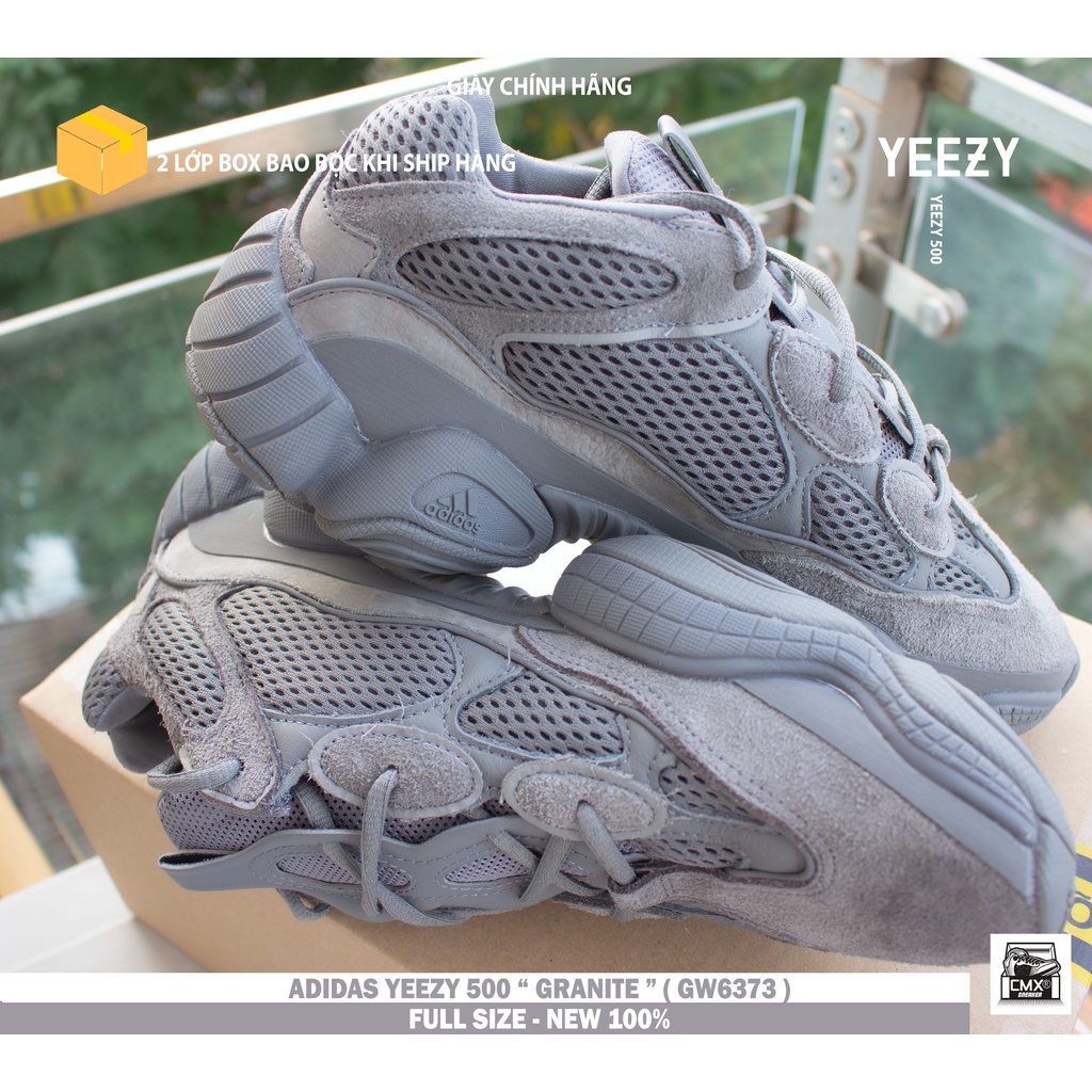 [ HÀNG CHÍNH HÃNG ] GIày Adidas Yeezy 500 Granite ( GW6373 ) - REAL AUTHENTIC 100%