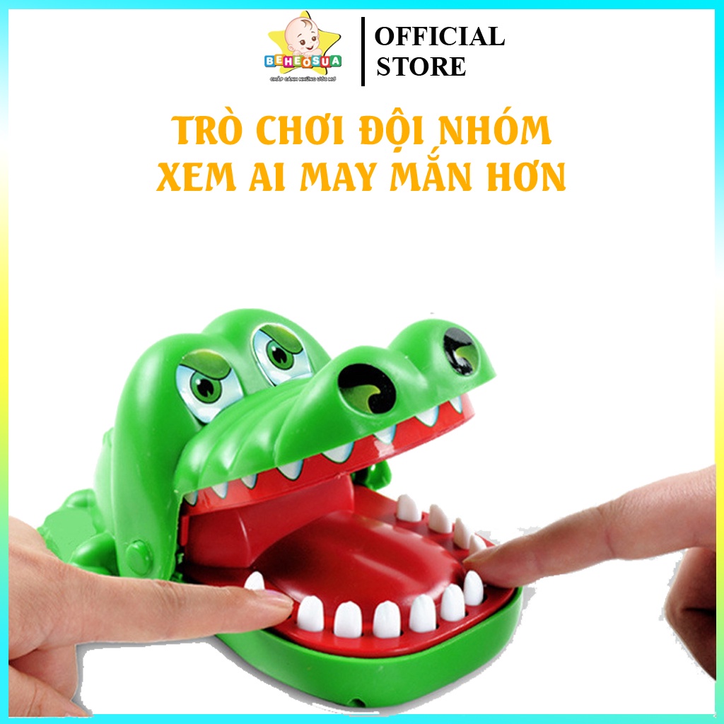 Đồ chơi Cá sấu cắn tay loại to cho bé - đồ chơi giải trí vui nhộn