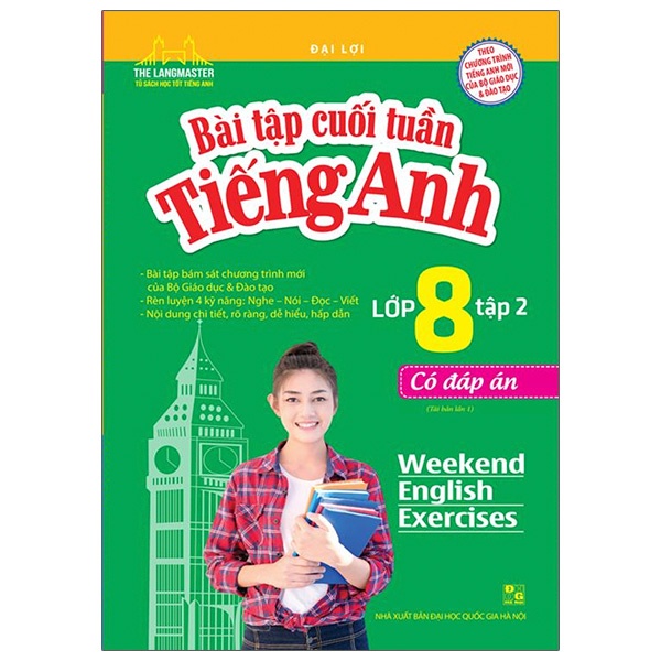 Sách - Bài tập cuối tuần tiếng Anh lớp 8 tập 2 - Có đáp án(tái bản 01)