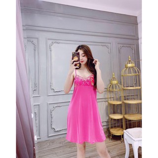 Đầm ngủ 2 dây Đầm mặc nhà