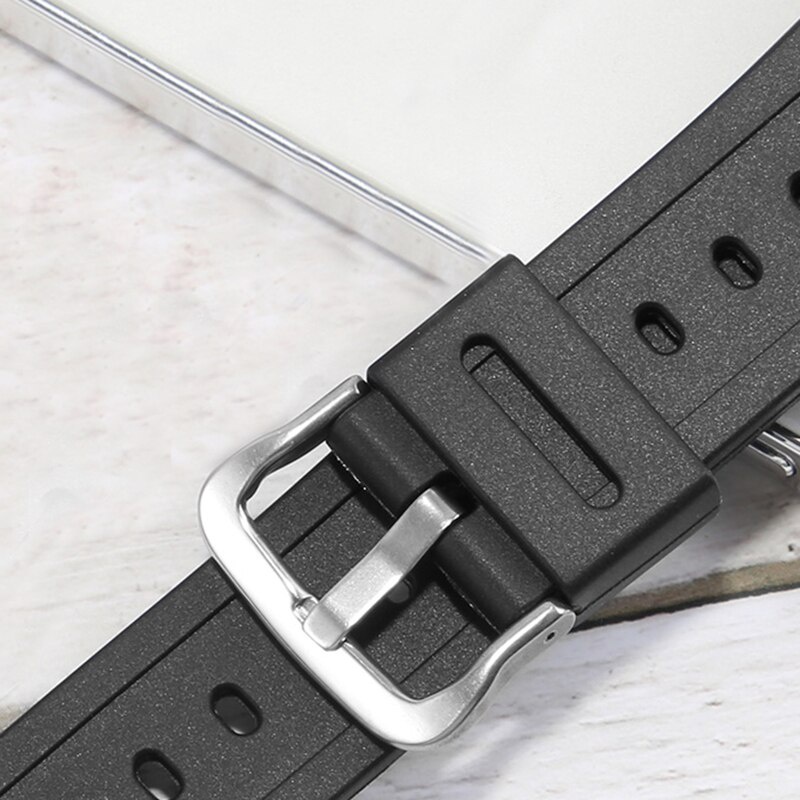 Dây đeo silicone cao su chống thấm nước có gờ kèm logo cho đồng hồ Casio G-SHOCK DW5600 DW-5600/5000 DW-5030/5025