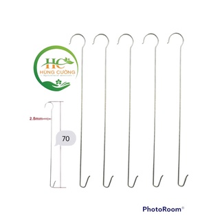 Móc nối treo lan inox 50cm, 70cm