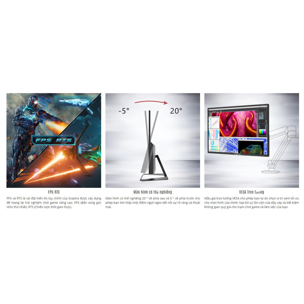 Màn hình máy tính SCEPTRE U275W-4000R 27inch 4K UHD, Mới 100%  Tiêu chuẩn Châu Âu - Siêu Phẩm | BigBuy360 - bigbuy360.vn