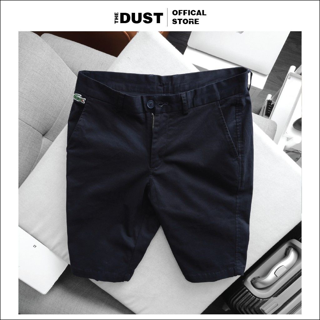 Quần short kaki nam cao cấp, quần sooc nam vải kaki dày dặn, form slimfit co giãn nhẹ LCT KC