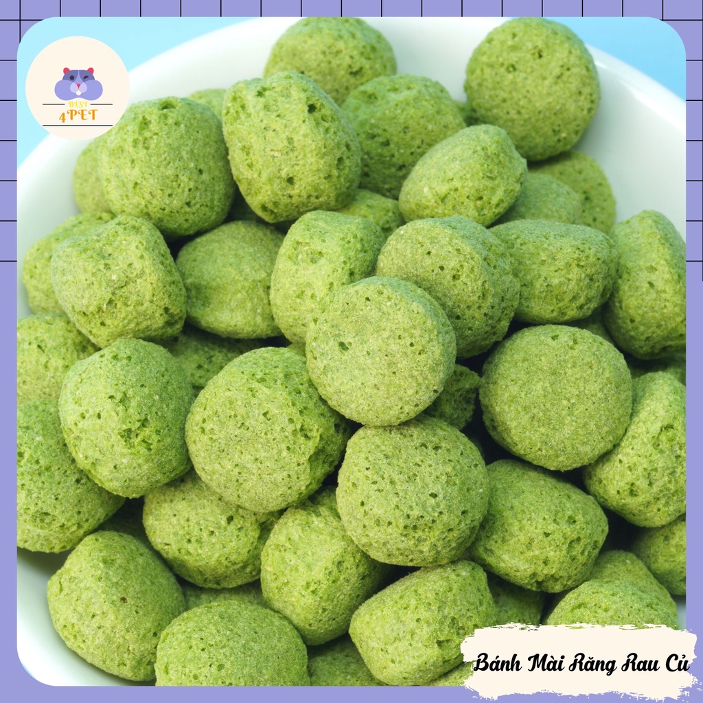 Bánh Bò Rau Củ Mài Răng cho Hamster