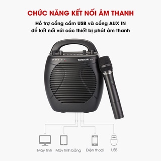 Máy Trợ Giảng Không Dây Takstar E17 Công Suất Lớn 35W, Đầy Đủ Mic Cầm Tay, Cài Đầu, Cài Áo, Chính Hãng Bảo Hành 1 Năm