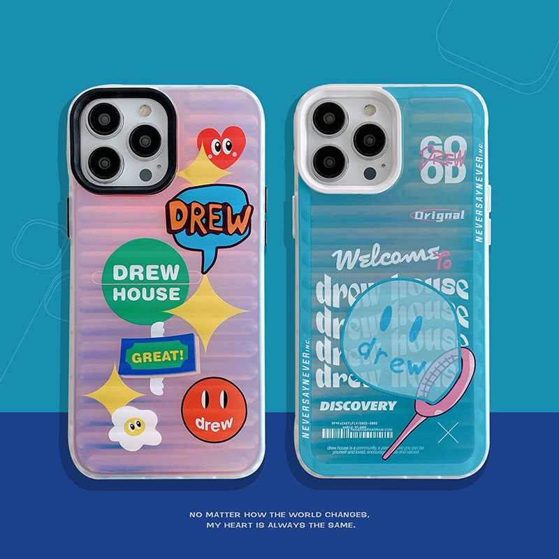 Ốp Điện Thoại In Hình Mặt Cười Màu Gradient Sang Trọng Cho iphone 13 Pro Max i13 13pro 11ProMax i11 X XR Xs Max 12Pro 12 Pro Max