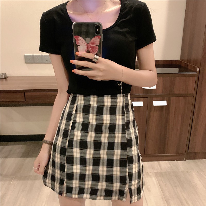 Chân váy kẻ 7 màu | BigBuy360 - bigbuy360.vn