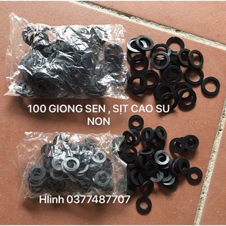 Combo 100 gioăng cao su non dây cấp, dây sen, sịt