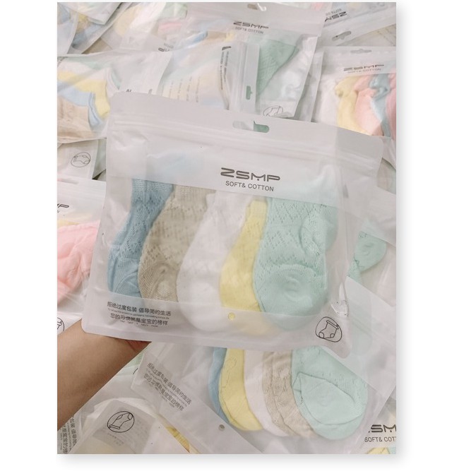 SET 5 ĐÔI TẤT LƯỚI HÀNG XUẤT LOẠI I SIÊU MỊN CHO BÉ TRAI BÉ GÁI TỪ 0-4 tuổi, Vớ cho Bé