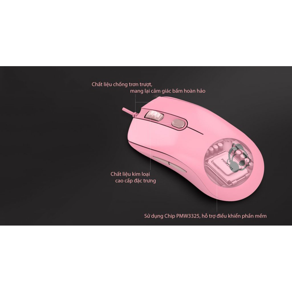 Chuột Akko AG325 Ambidextrous Gaming Mouse PWM3325