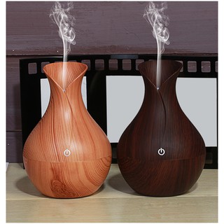 Máy khuếch tán tinh dầu hạt gỗ 7 màu đèn LED Aroma Humidifier - H_Shop_VN