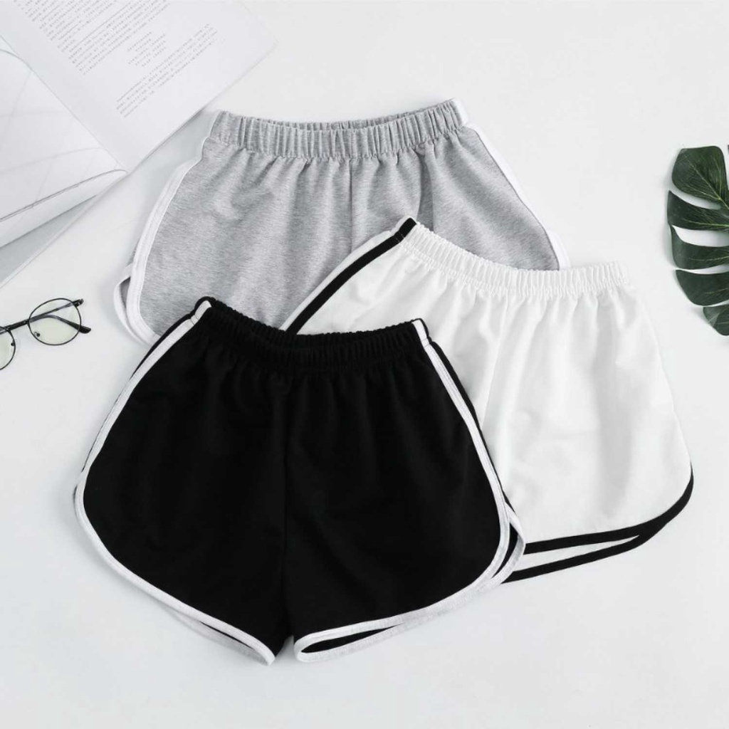 Quần đùi nữ, Quần short Viền Đùi thể thao dáng ngắn năng động, mặc nhà, đồ ngủ giá rẻ