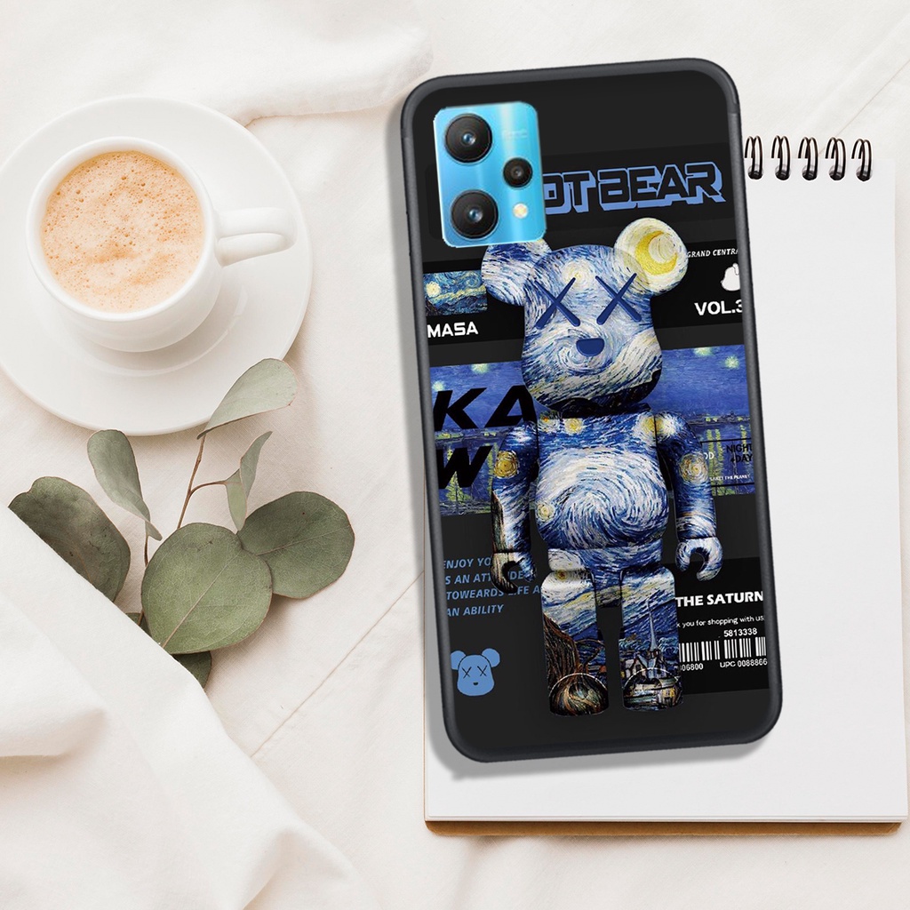 ỐP LƯNG OPPO REALME C35, IN HÌNH GẤU BEAR BRICK DỄ THƯƠNG, BAO ĐẸP.