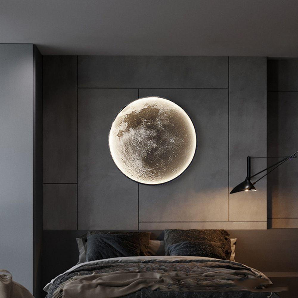 Đèn LED Hình Mặt Trăng Trang Trí Phòng Khách / Phòng Ngủ