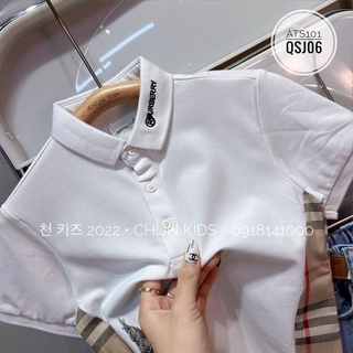 ÁO Polo BBR cổ thêu cho Bé