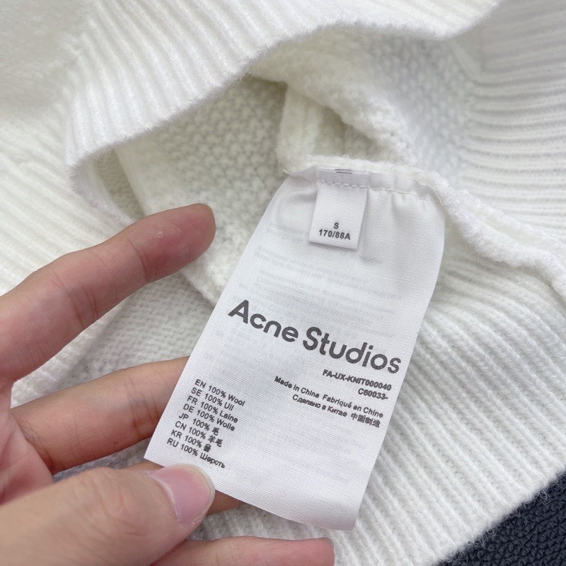 Áo Sweater Acne Studios Pattern-Embroidered Wool Jumper Knit Wear