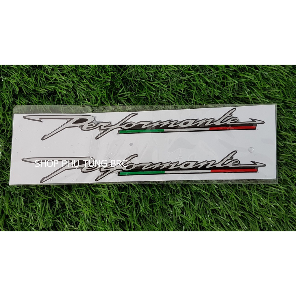 Tem Performante trang trí xe máy