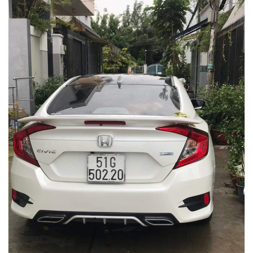 Lippo, Lip Chia Pô,Ốp Cản Sau Cho xe Civic Hàng Cao Cấp Loại 1