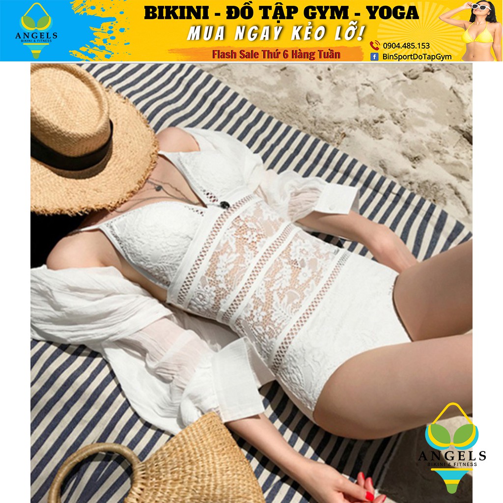 Bikini,Bộ Đồ Bơi Body Ren 2 Màu Trắng, Đen Siêu Đẹp, Hàng Nhập,BHN008 | BigBuy360 - bigbuy360.vn