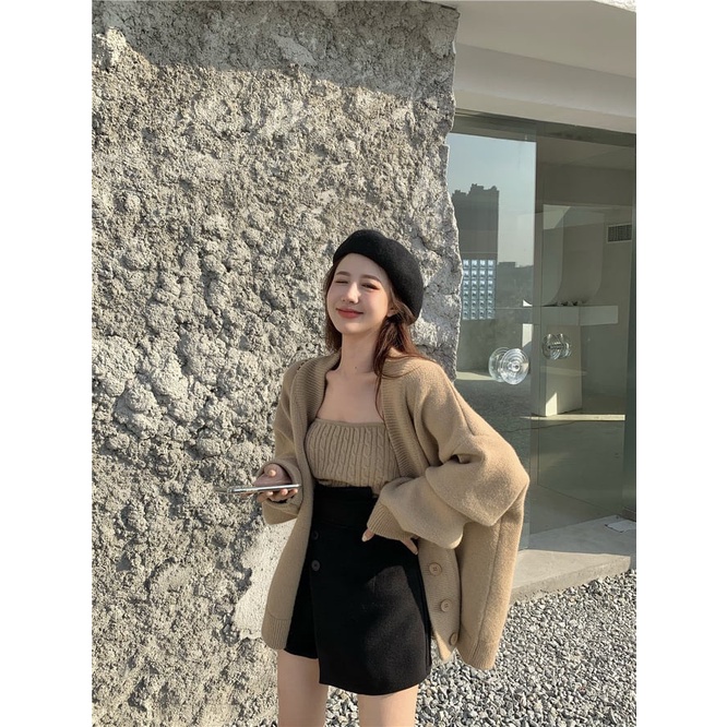 SÉT ÁO CADIGAN+ÁO QUÂY LEN | BigBuy360 - bigbuy360.vn