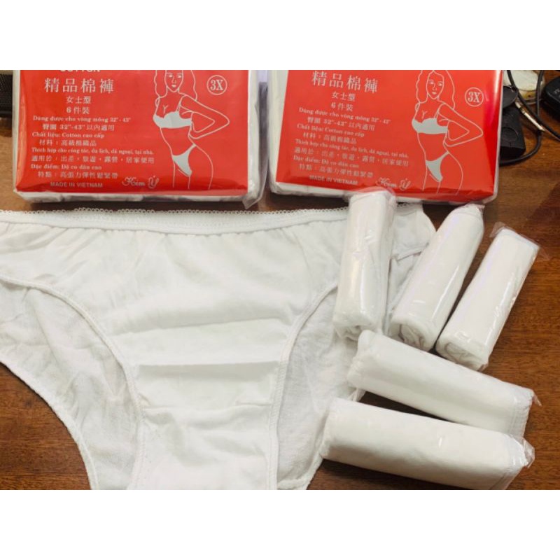 Chuyên sỉ 1 cây quần lót giấy cotton