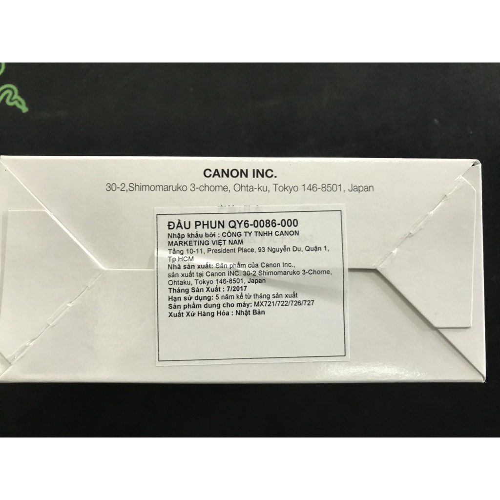 Đầu Phun Canon cho máy in ix6860 Miễn Phí Vận Chuyển Toàn Quốc