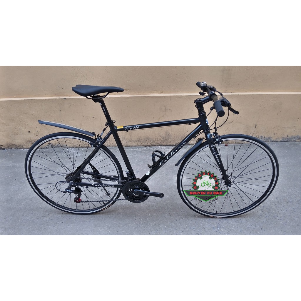 Xe đạp thể thao California City250 màu đen - Rẻ nhất HN