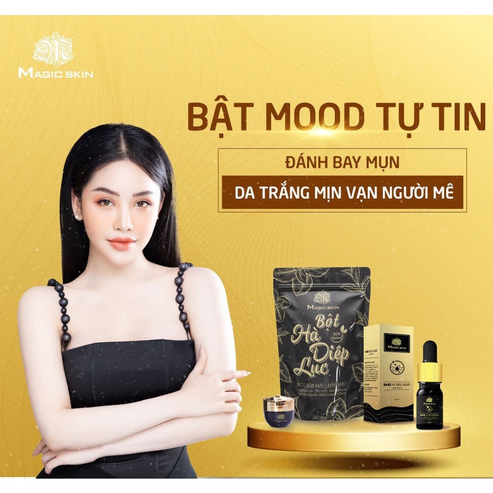 COMBO Ngừa mụn Mờ Sáng da Mờ Thâm  Magic Skin  KHÔNG SƯNG BONG ✔ CHÍNH HÃNG