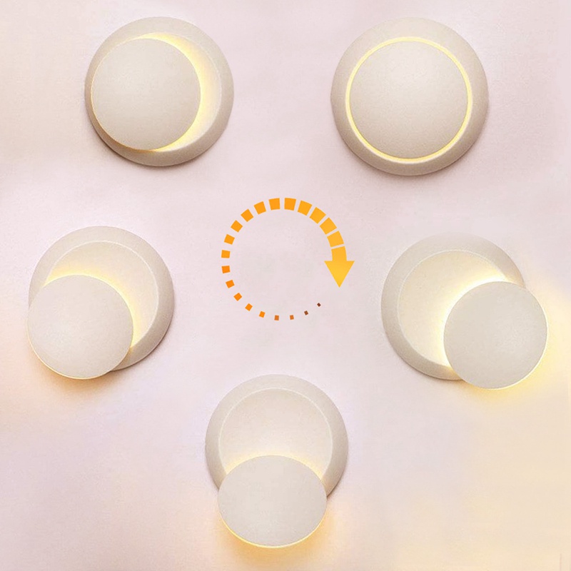 Đèn LED Gắn Tường Trang Trí Phòng Ngủ / Phòng Khách Hình Mặt Trăng 3000K