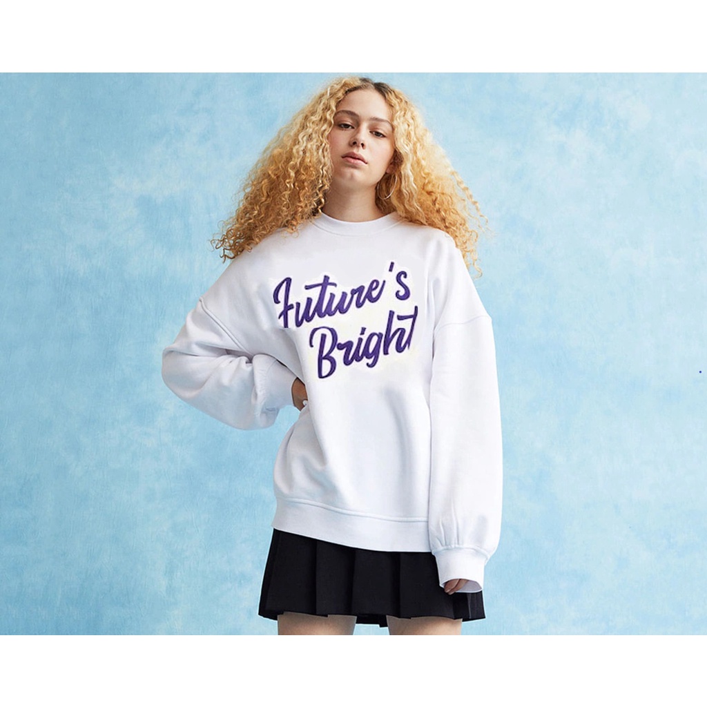 Áo sweatshirt oversize graphic GU by Uniql() xuất NHật dành cho Nữn chính hãng