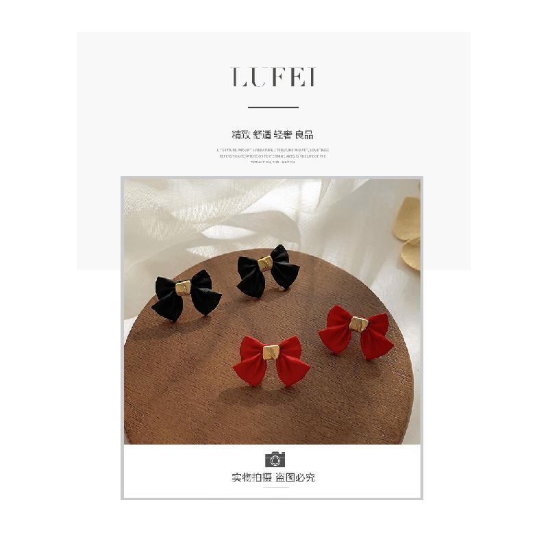 Khuyên tai hình nơ duyên dáng thời trang