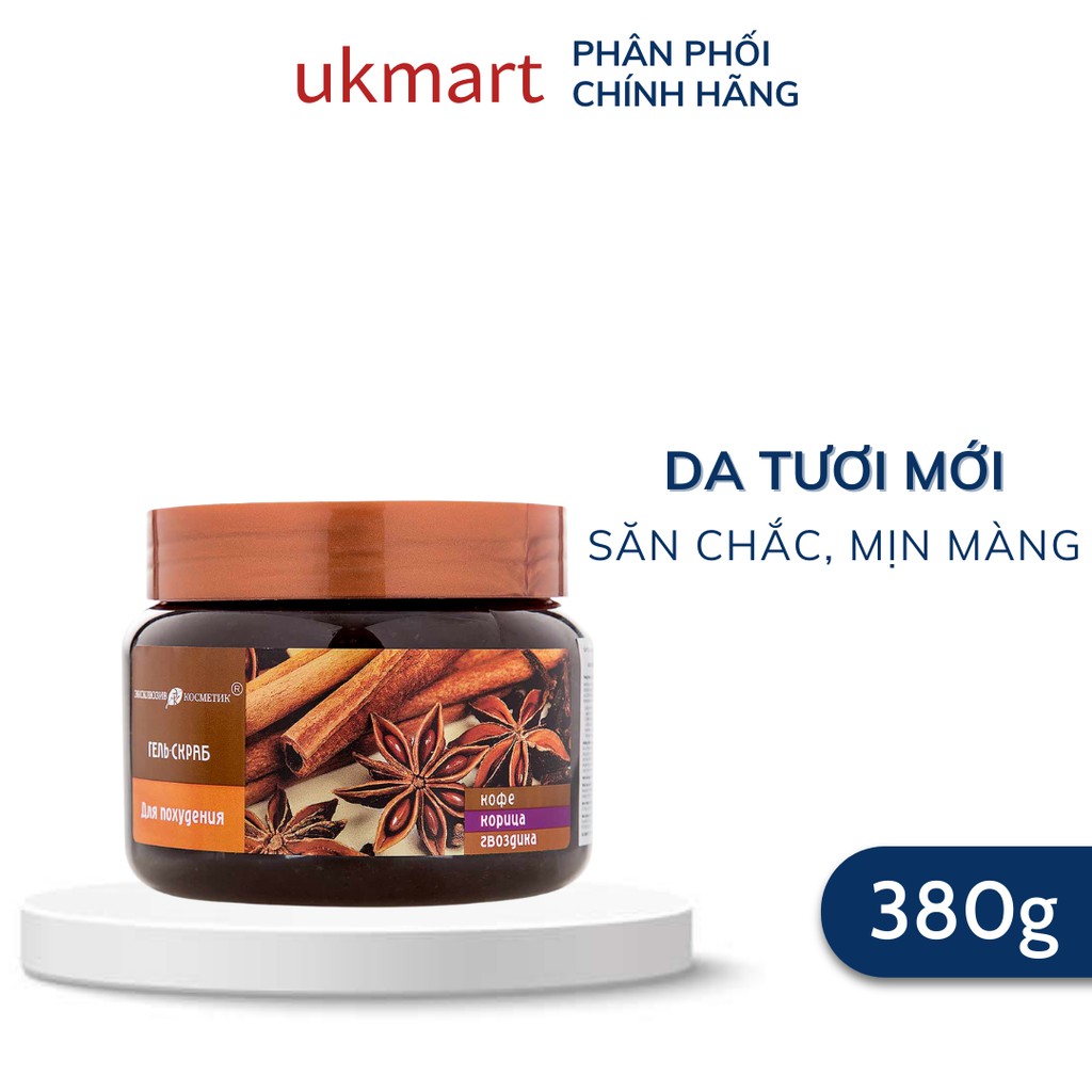 Tẩy Da Chết Cà Phê Quế Hồi Nga Toàn Thân Eksklyuziv Kosmetik Quế Hồi Và Café 380g Gel Scrub Coffee & Cinnamon Cloves | BigBuy360 - bigbuy360.vn