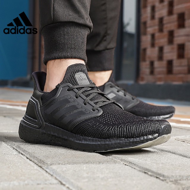 Giày Ultra Boost 20 Chính Hãng🔴FREESHIP🔴Adidas Ultraboost 20 Triple Black- Giày Adidas Chạy Bộ Tốt Nhất Thế Giới EG0691