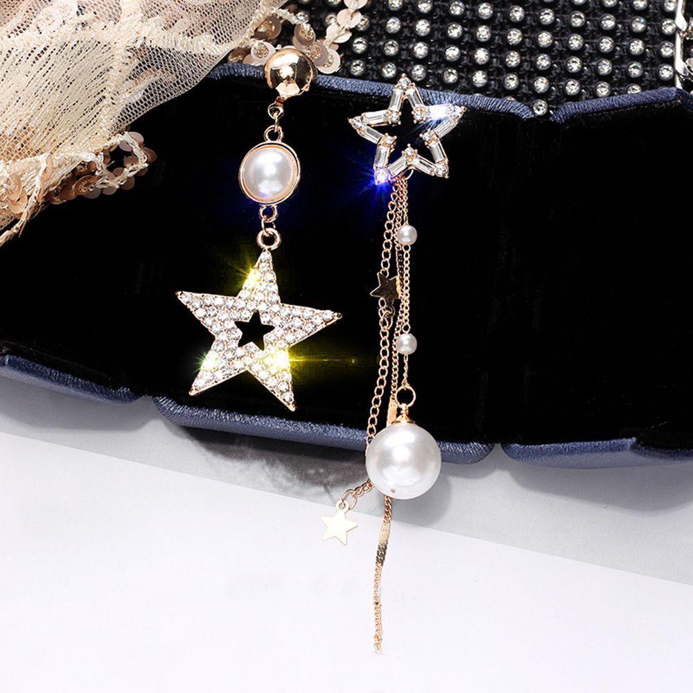 Vanes1 Bông Tai Tua Rua Không Đối Xứng|Khuyên Tai Thời Trang Cá Tính