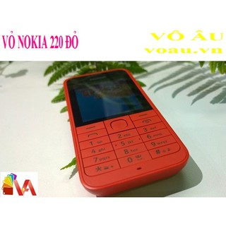 VỎ NOKIA 220 MÀU ĐỎ ZIN