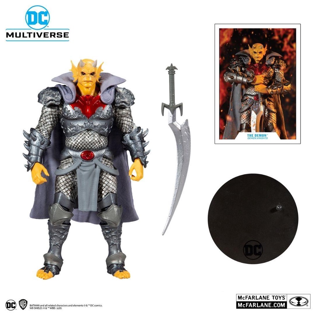 Mô hình DC Multiverse The Demon 18cm Demon Knights McFarlane Mô hình có khớp Nhựa PVC, ABS Chính hãng Mỹ DCMF51