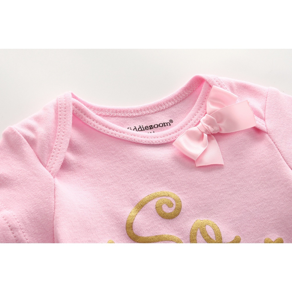 5 cái áo liền quần cho bé sơ sinh bộ bodysuit cho bé quần áo màu hồng quần áo sơ sinh 100% cotton quần áo ngắn tay mùa hè 0-12 tháng