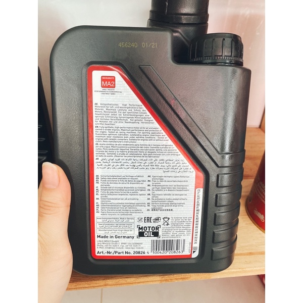 Nhớt liqui moly scooter race 10w40 cho xe tay ga