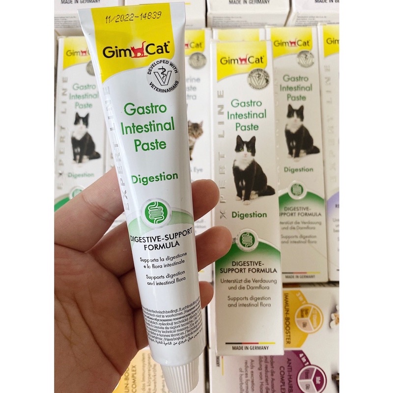 Gel Hỗ Trợ Hệ Tiêu Hoá Cho Mèo Gimcat – Gimcat Gastrointestinal Paste 50g