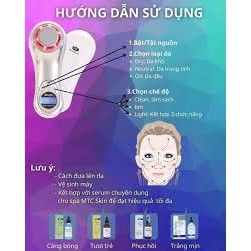 Máy điện di Ion tinh chất, tẩy trang MTC Skin&Body Galvanic Ion Skin Massage