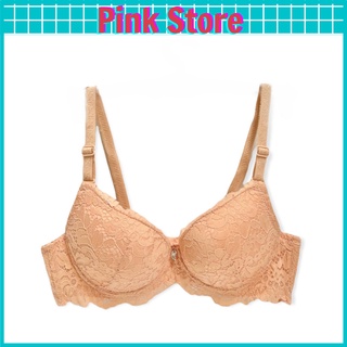 Áo Lót Nữ Ren Thái Có Gọng Nâng Ngực Tạo Khe Đệm Mút Kép Dày Sexy Quyến Rũ PINK STORE 102